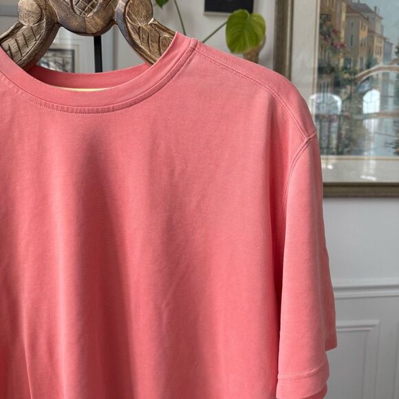 Tommy Bahama Short Sleeve Tshirt Soft Salmon Coral Orange XL - Picture 3 of 6